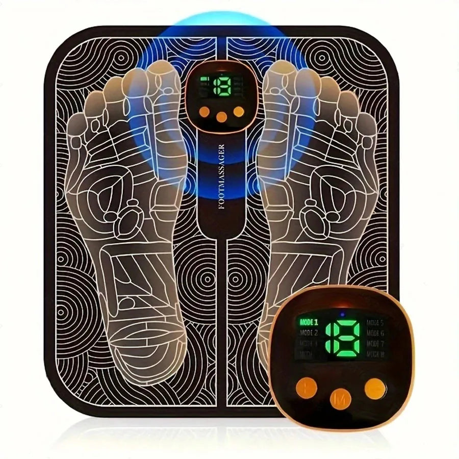 LCD Screen Foot Massager for Muscle Relaxation, Remote Control