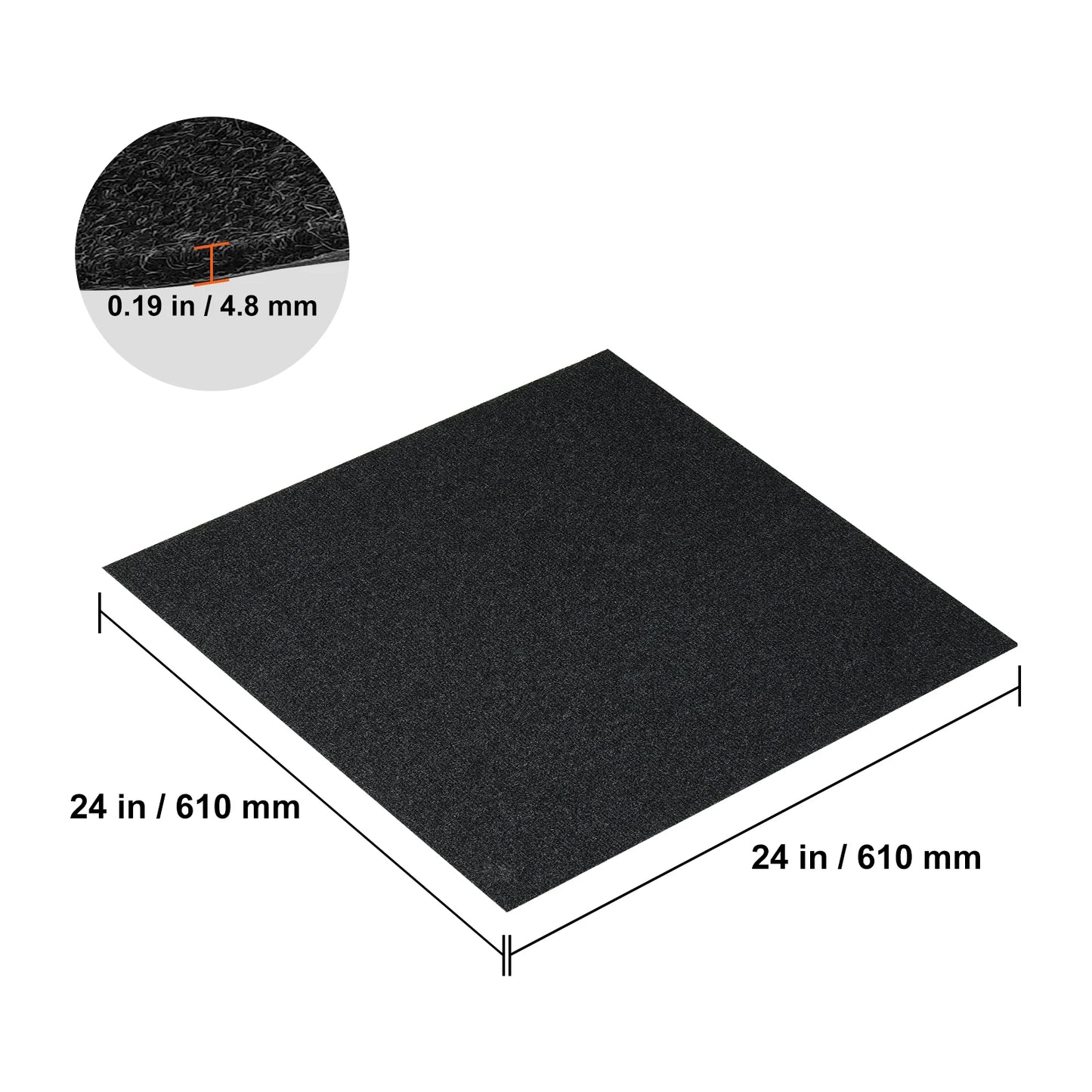 Carpet Tiles Peel & Stick Self Adhesive Carpet-Indoor/Outdoor