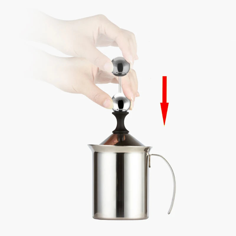 800ML Stainless Milk Frother Foam Maker