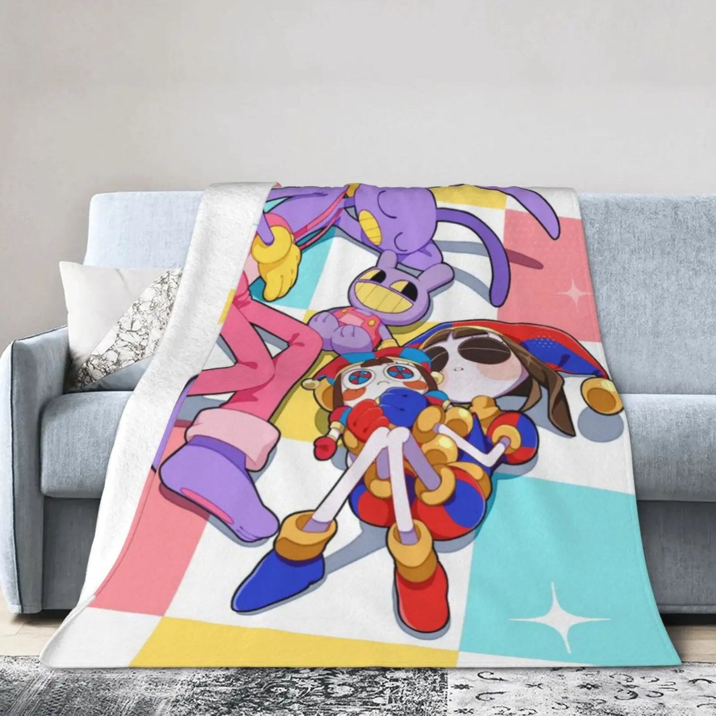 Anime Circus Cozy Super Soft Flannel Blanket