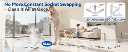 F2 Steam Mop Powerful 12-in-1 Handheld