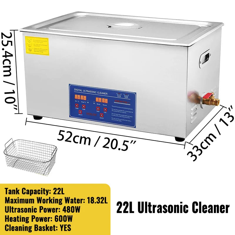 Ultrasonic Cleaner Appliance- 1.3L/2L/3L/6L/10L/15L/22L/30L