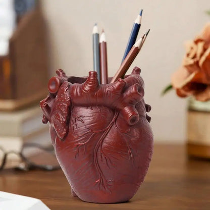 Desktop Organizer Heart Design