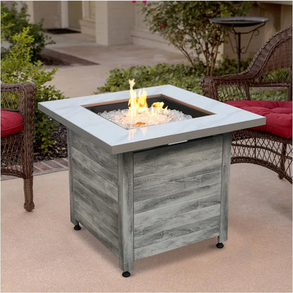 The Chesapeake 30" Propane Gas Outdoor Fire Pit Table