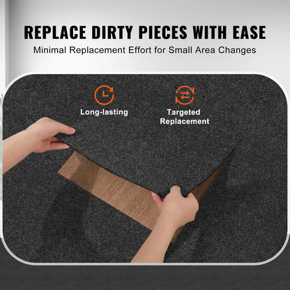 Carpet Tiles Peel & Stick Self Adhesive Carpet-Indoor/Outdoor
