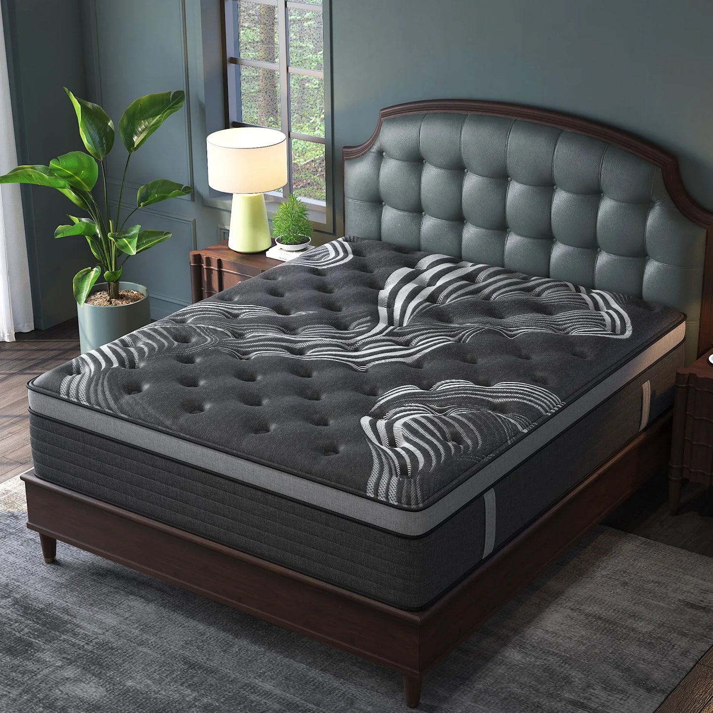12"/14" Gel Memory Foam Hybrid Pocket Spring Mattress In A Box