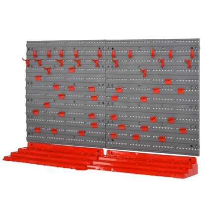 Tool organizer with 50 Hooks Pegboard and Shelf Tool Organize