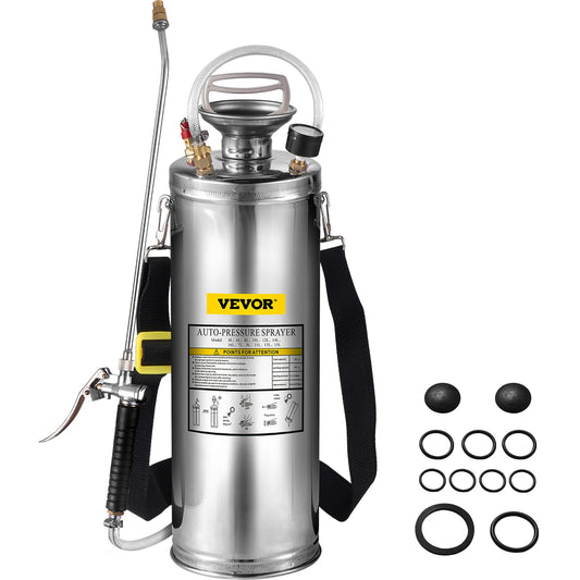 4-12L Hand Powered Sprayer Stainless Steel