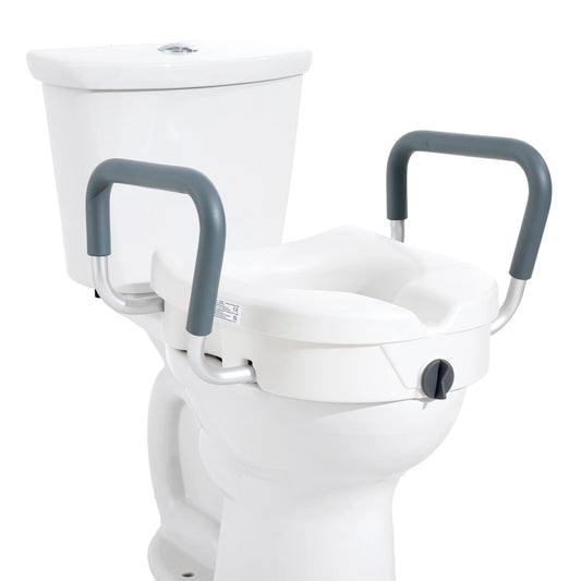 Raised Toilet Seat 5" Height Raised 350 lbs Weight Capacity
