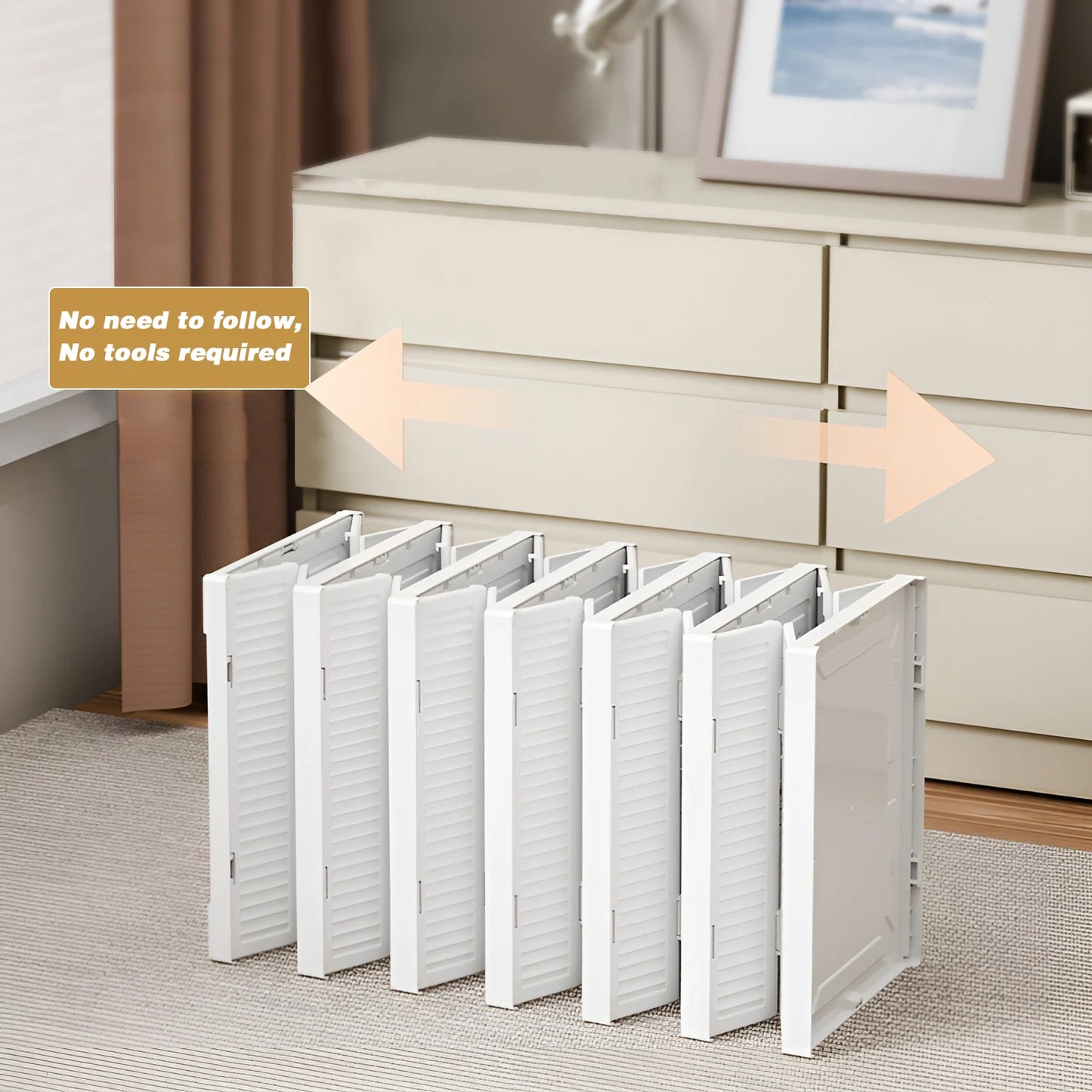 3 Layer Foldable Clear Shoe Cabinet Dustproof