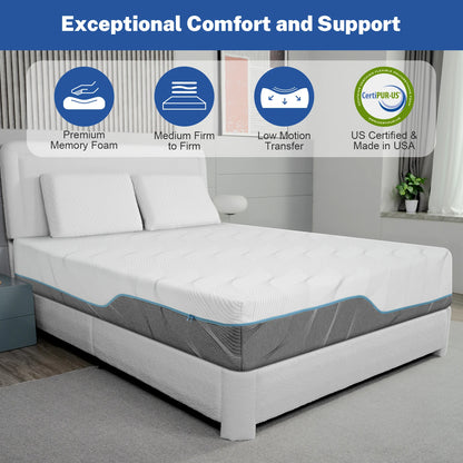 Extra Firm Full/Queen/King Mattress, 8/10 Inch Medium -Flippable