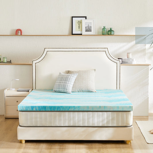 2-4 Inch Memory Foam Soft Mattress Topper
