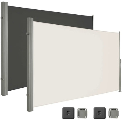 Retractable Side Awning- Garden Terrace Sunshade/Screen Privacy/Divider