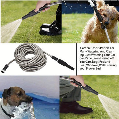 25 Ft Stainless Steel Water Pipe Hose