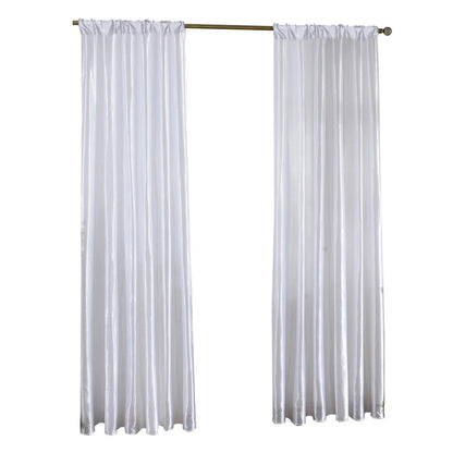 Solid Satin Door Window Curtain, Semi-Shading