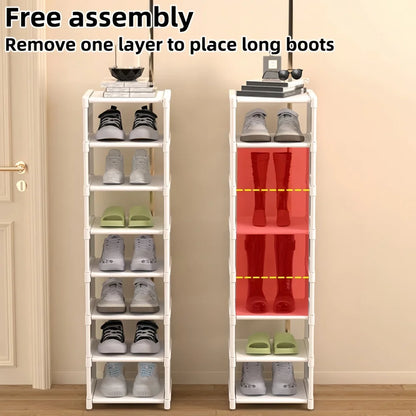 1 Piece Dustproof Single-Row Multi-Layer Shoe Rack