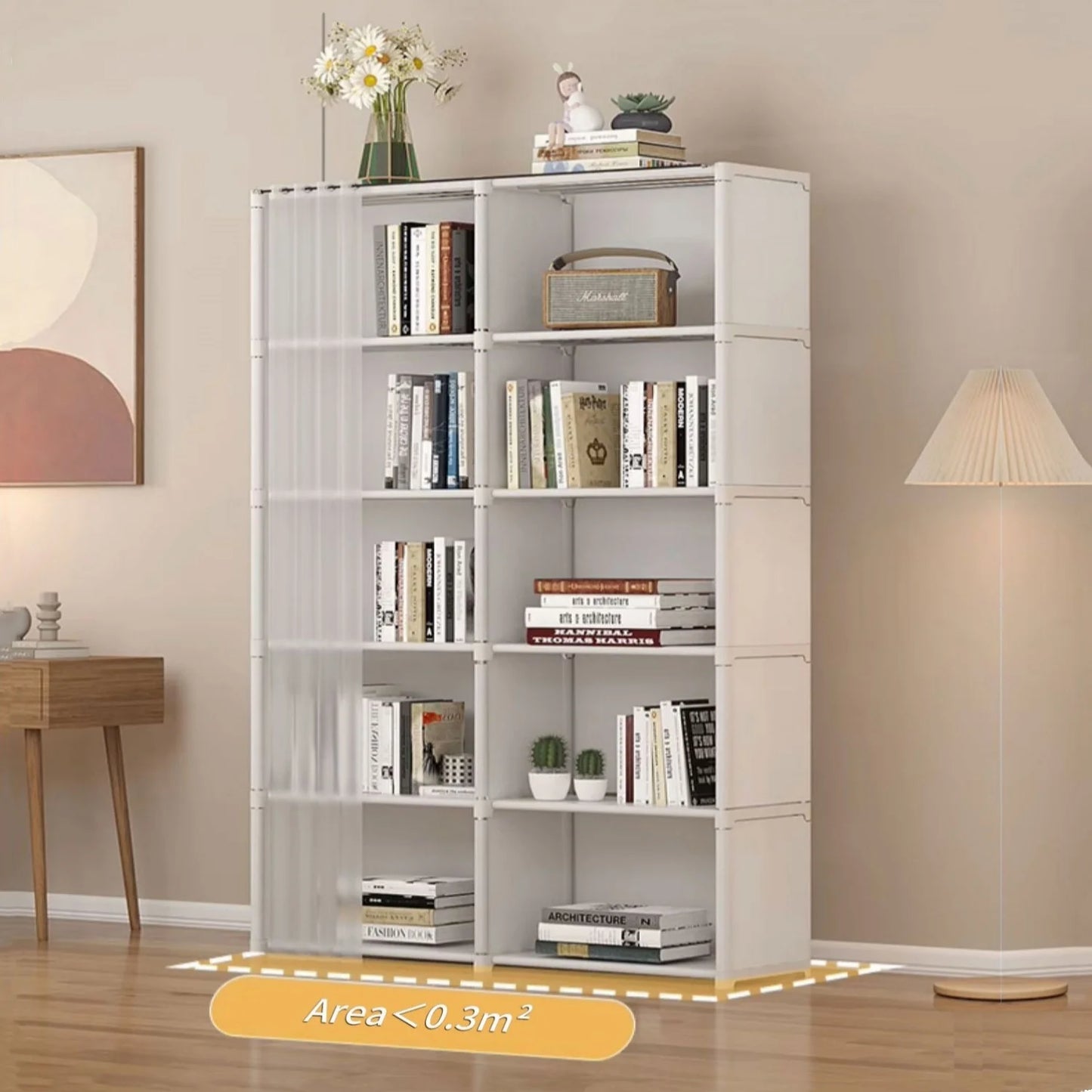 6-Layer Bedroom Clothes Closet, Storage Rack Wardrobe