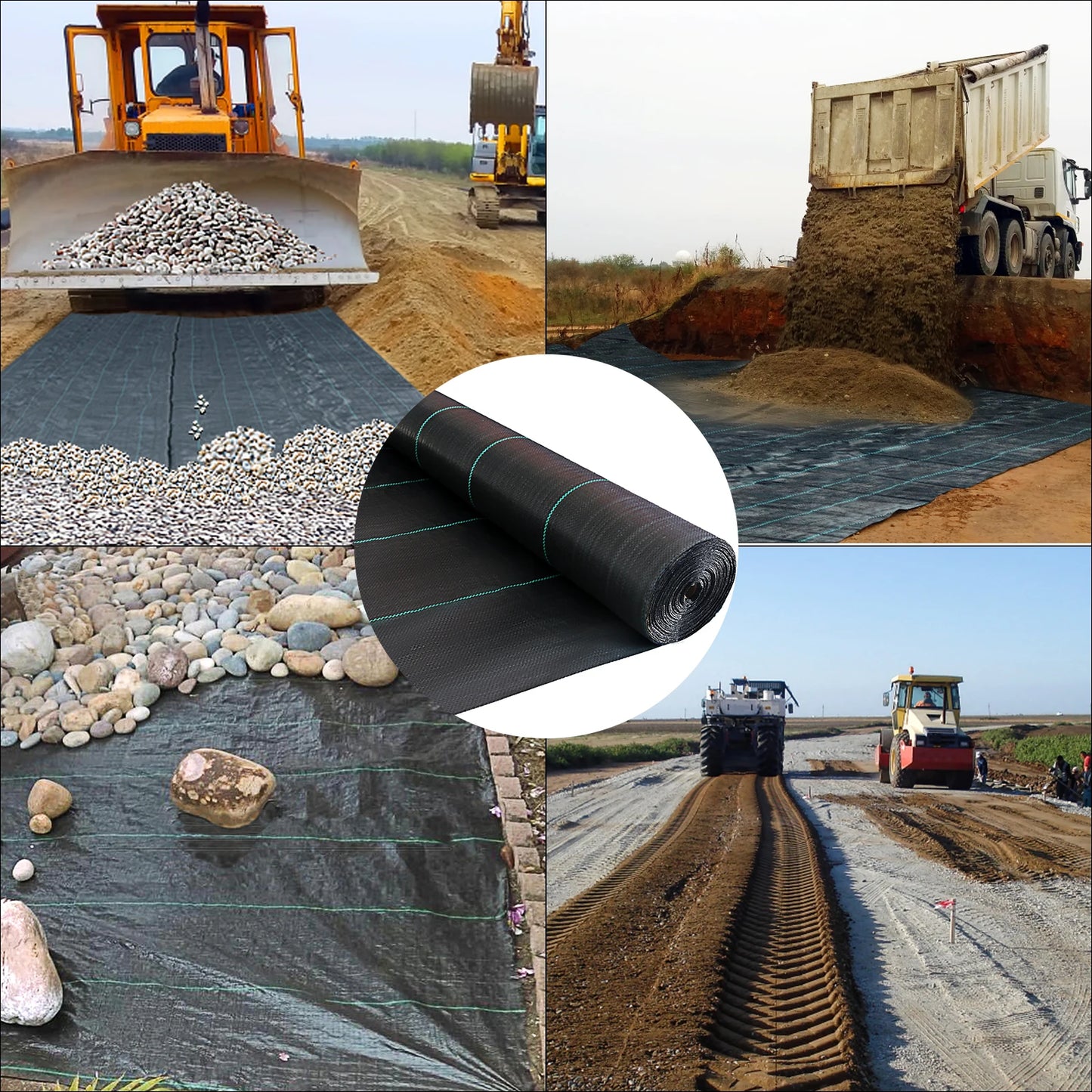 Commercial Grade Driveway Permeable Fabric Roll Mat