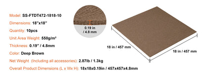 Carpet Tiles Peel & Stick Self Adhesive Carpet-Indoor/Outdoor