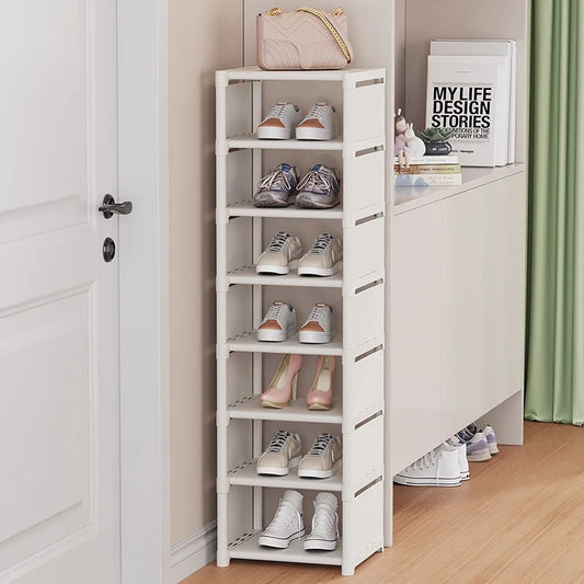 1 Multi-Layer Single-Row Dust-Proof Shoe Rack