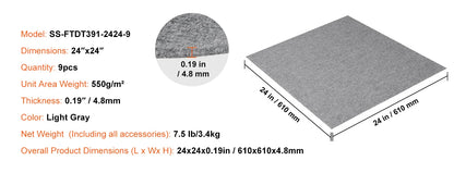 Carpet Tiles Peel & Stick Self Adhesive Carpet-Indoor/Outdoor