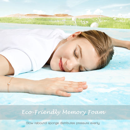 2-4 Inch Memory Foam Soft Mattress Topper -Gel Cooling