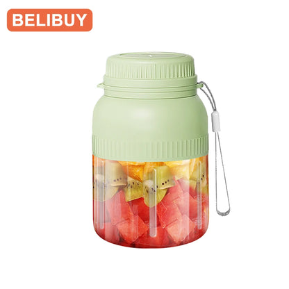500/1300ML Electric Juicer Cup 6 Blades Mini Fresh Juice Blender