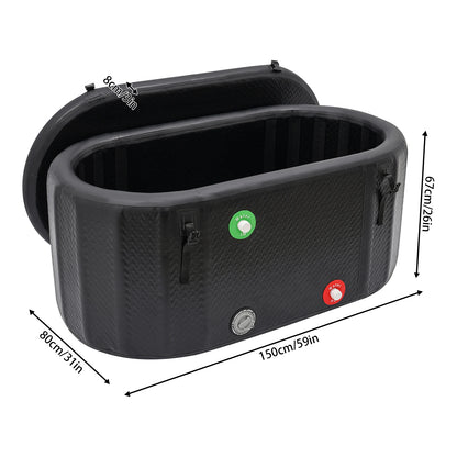 Ice Bathtub for Athletes,97.74 Gal Portable