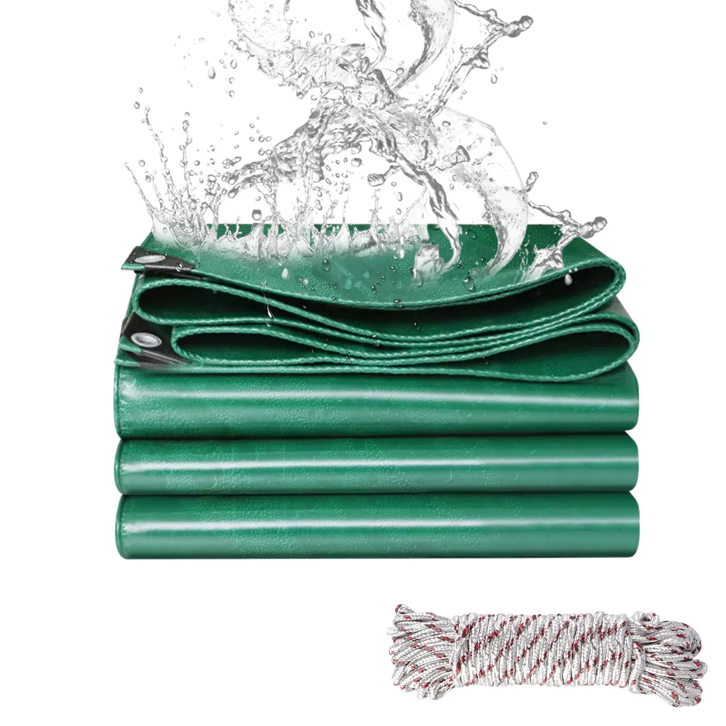 Waterproof Heavy Tarpaulin Tarp Sheet Cover with Reinforced Grommets