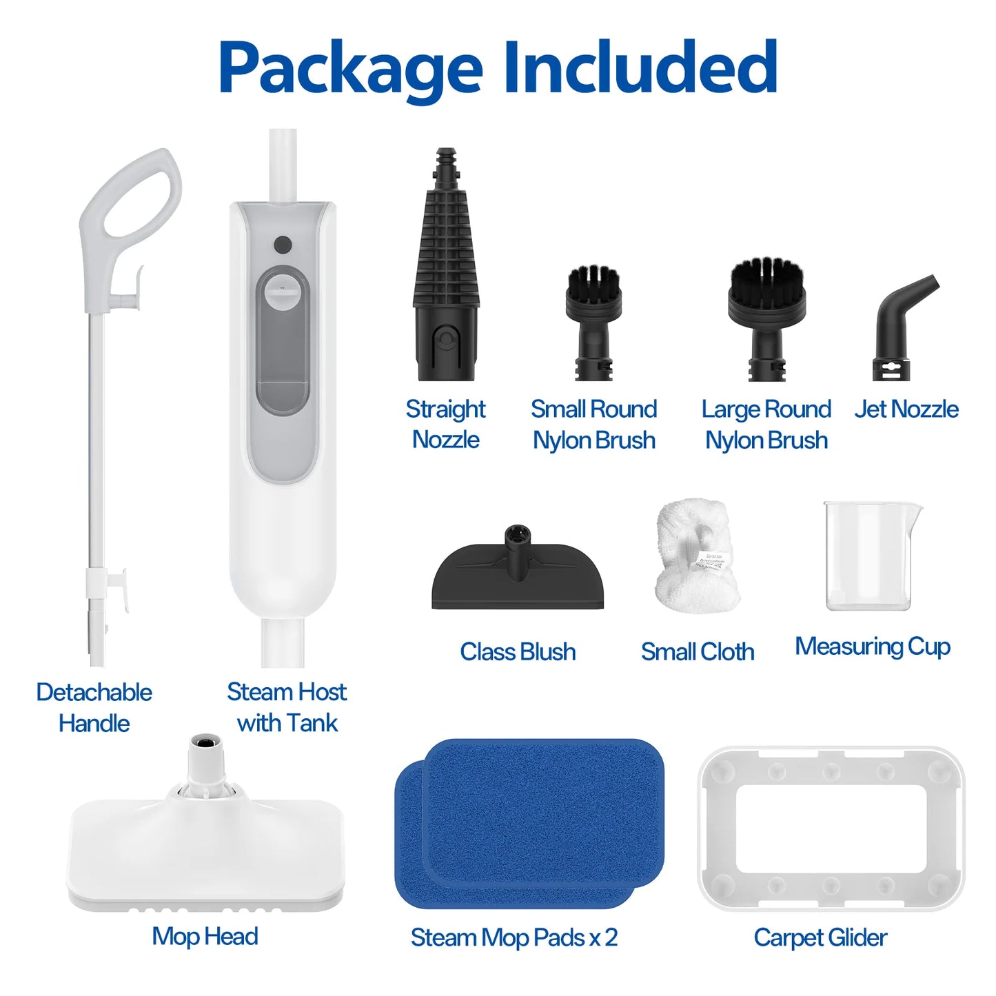F2 Steam Mop Powerful 12-in-1 Handheld