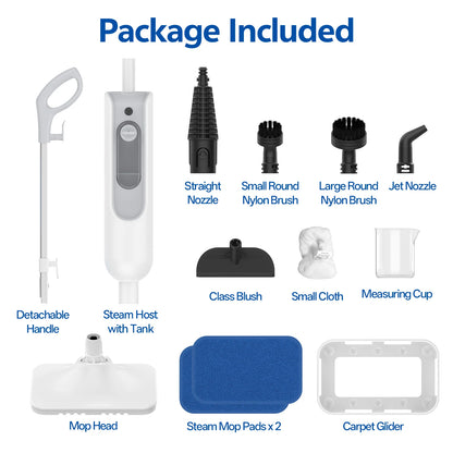 F2 Steam Mop Powerful 12-in-1 Handheld