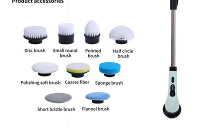 Electric Spin Scrubber 9-in-1 Cordless/Rechargeable