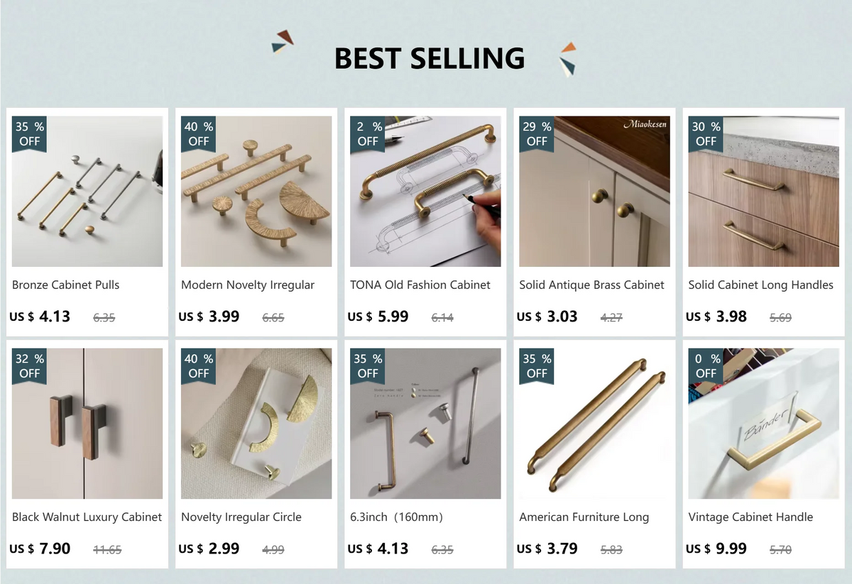 Antique Brass Handles