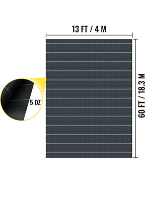 Commercial Grade Driveway Permeable Fabric Roll Mat