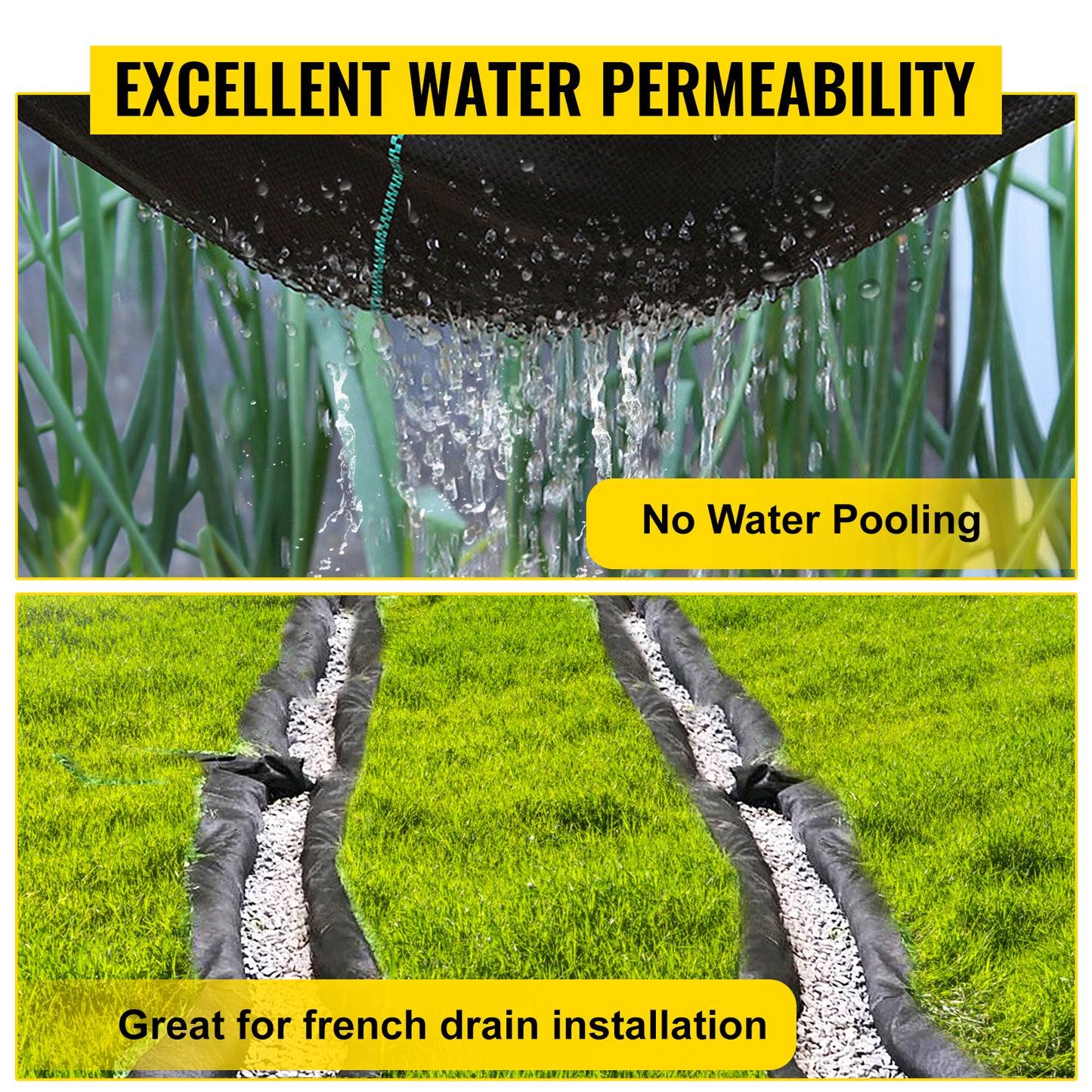 Commercial Grade Driveway Permeable Fabric Roll Mat