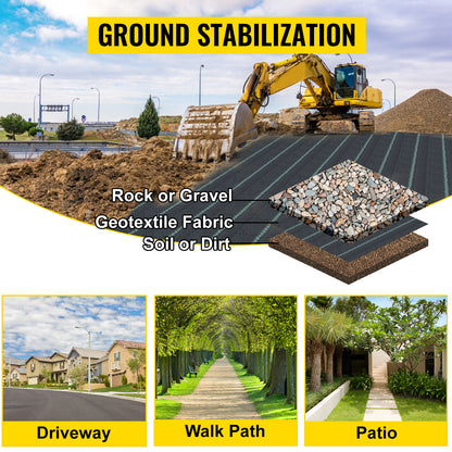 Commercial Grade Driveway Permeable Fabric Roll Mat