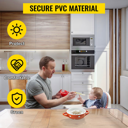 1.5-2mm PVC Tablecloth Transparent Clear Cover