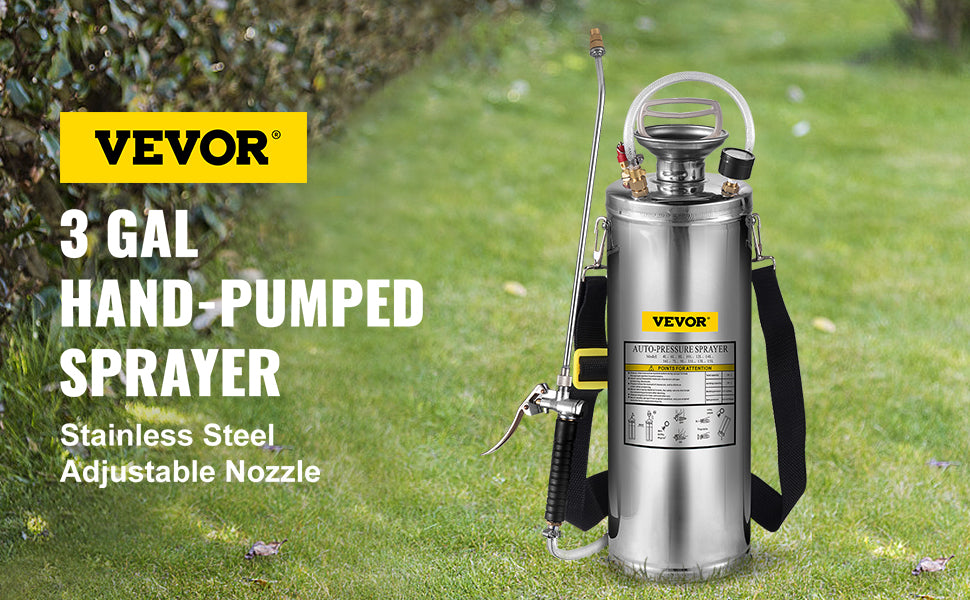 12L Hand Powered Sprayer - Atomizer Pump