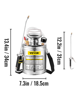12L Hand Powered Sprayer - Atomizer Pump