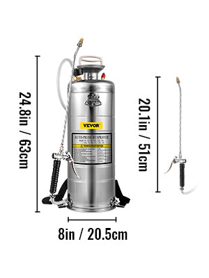 12L Hand Powered Sprayer - Atomizer Pump