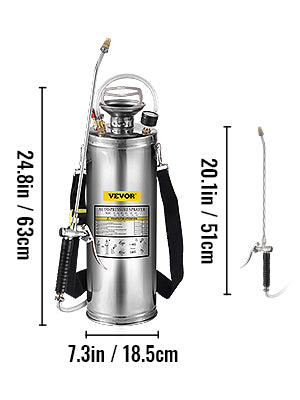 12L Hand Powered Sprayer - Atomizer Pump