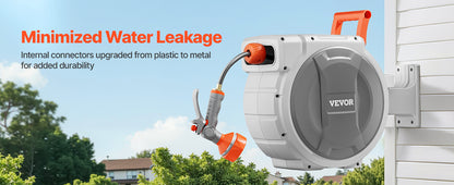 Retractable Garden Hose Reel Wall Mounted