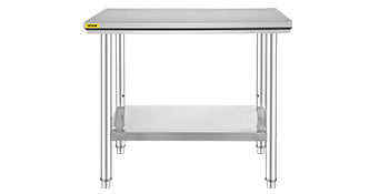 Stainless Steel Kitchen Work Bench w/Undershelf