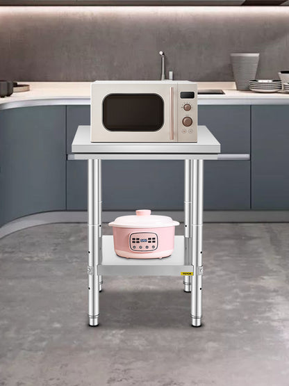 Stainless Steel Kitchen Work Bench w/Undershelf