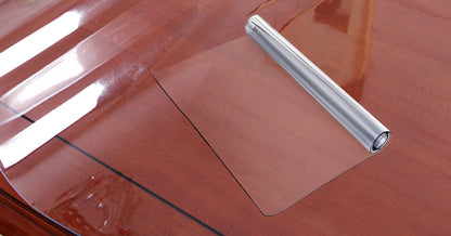 PVC Tablecloth Transparent 1.5mm- 2mm Waterproof/Oilproof Plastic Cover
