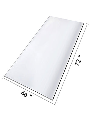 PVC Tablecloth Transparent 1.5mm- 2mm Waterproof/Oilproof Plastic Cover