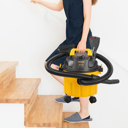 Wet Dry Vac Shop Vacuum-2.6 Gallon 2.5 HP- 3 in 1 Portable